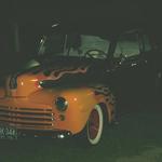 47 Ford - flat black with flames